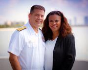 Rear Admiral Pittman and Rebecca Feaster-Pittman